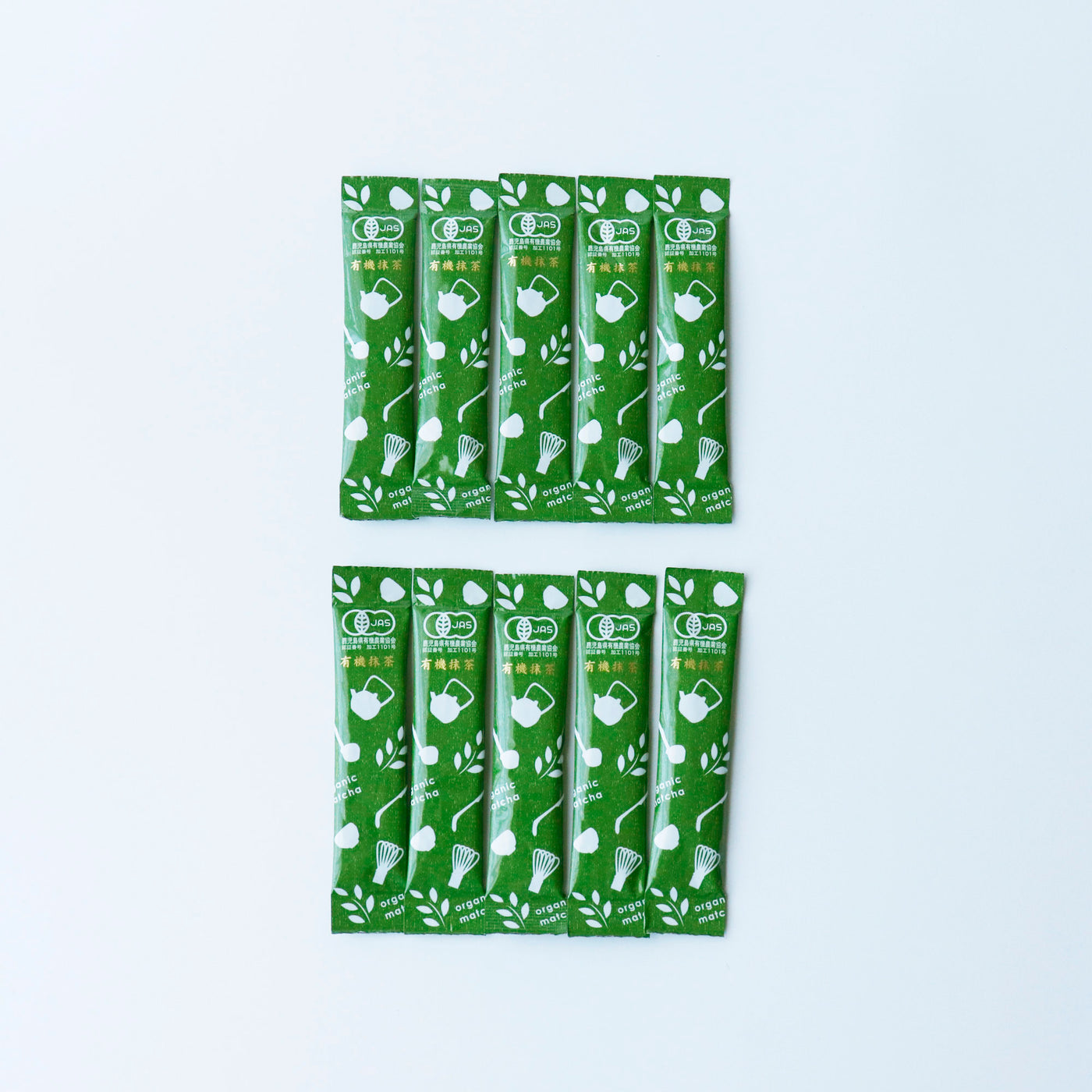 Organic Matcha On-the-go Stick Packs (10 sticks x 2g)